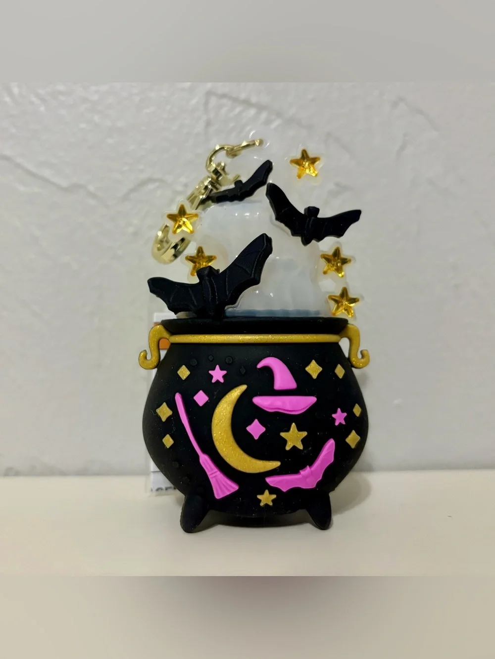 Bath & Body Works Witches Cauldron Wallflower Plug + Pocketbac Sanitizer Holder